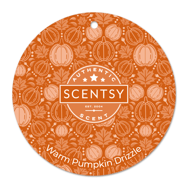 Warm Pumpkin Drizzle Scentsy Scent Circle