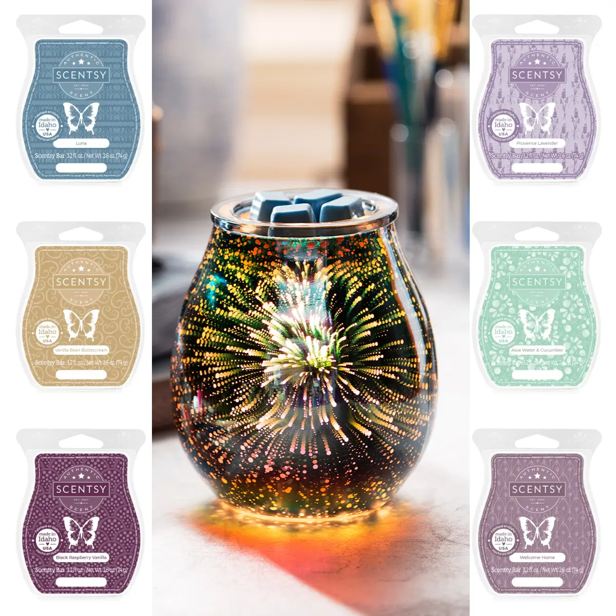 Nova Scentsy Warmer & Wax Bundle