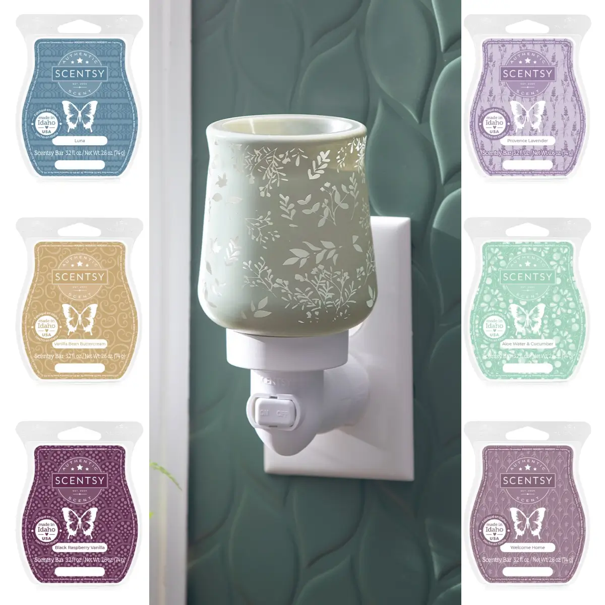Sage Advice Mini Scentsy Warmer & Wax Bundle