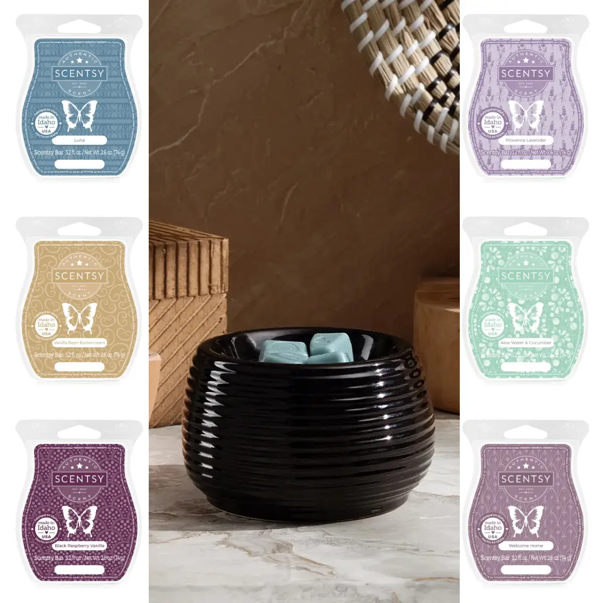 Jet Scentsy Scentsy Warmer & Wax Bundle