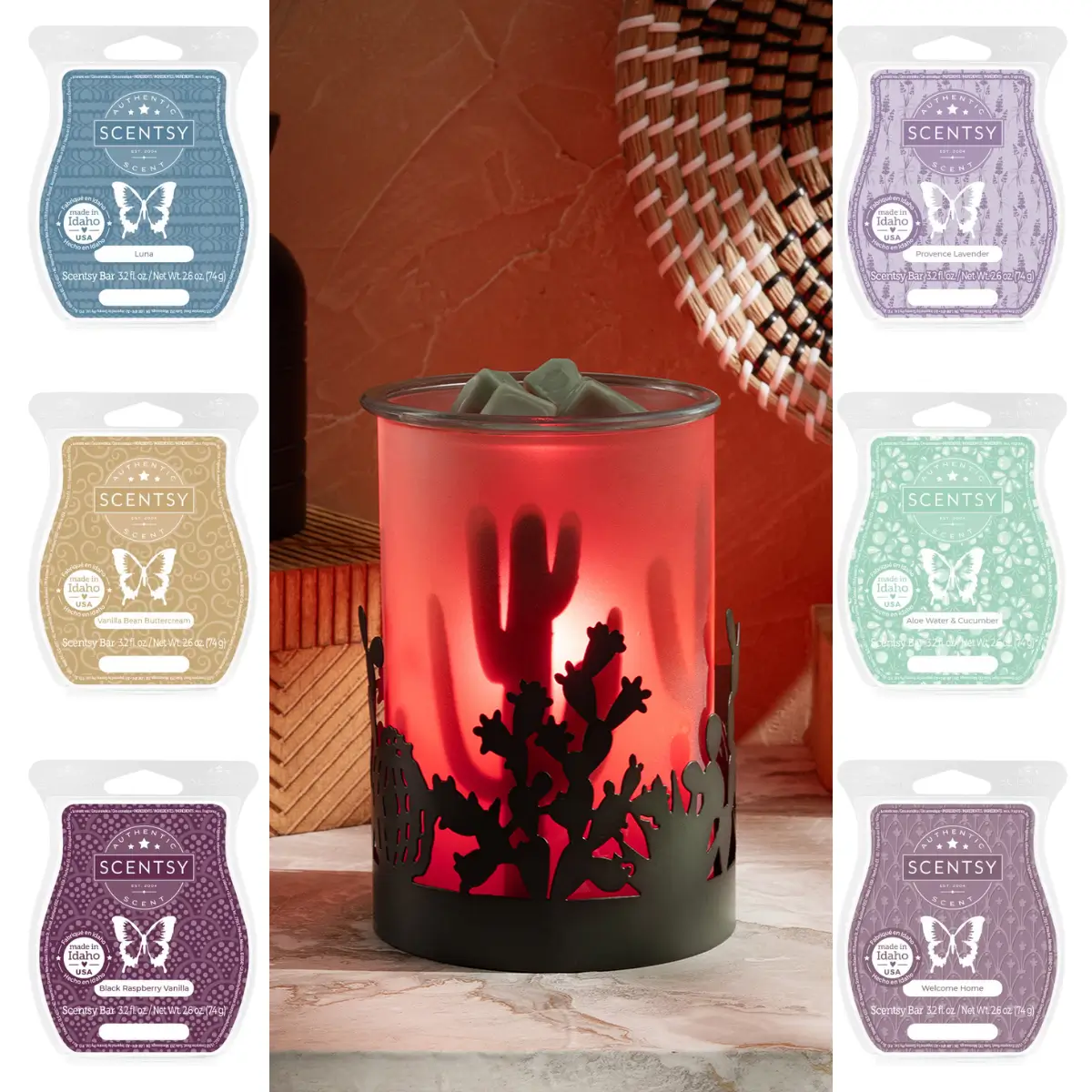 Mojave Scentsy Warmer & Wax Bundle