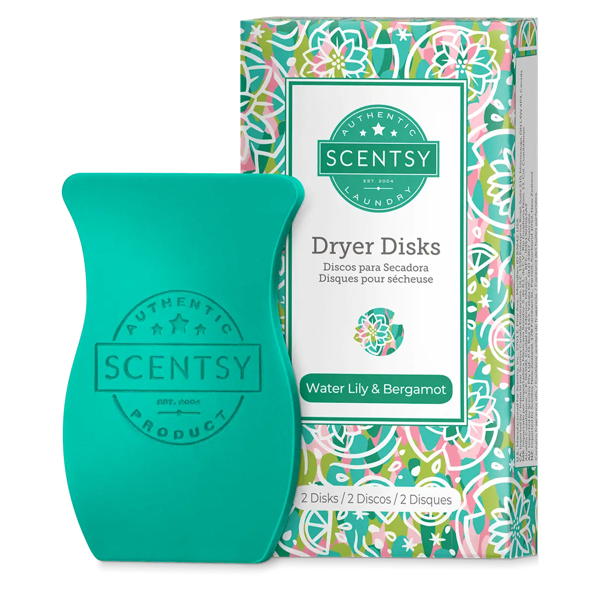 Water Lily & Bergamot Scentsy Dryer Disks