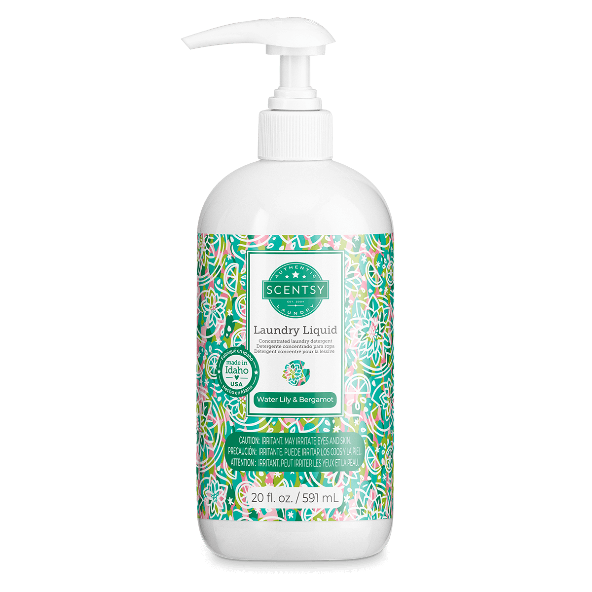 Water Lily & Bergamot Scentsy Laundry Liquid