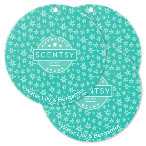 Water Lily & Bergamot Scentsy Scent Circle 3 Pack