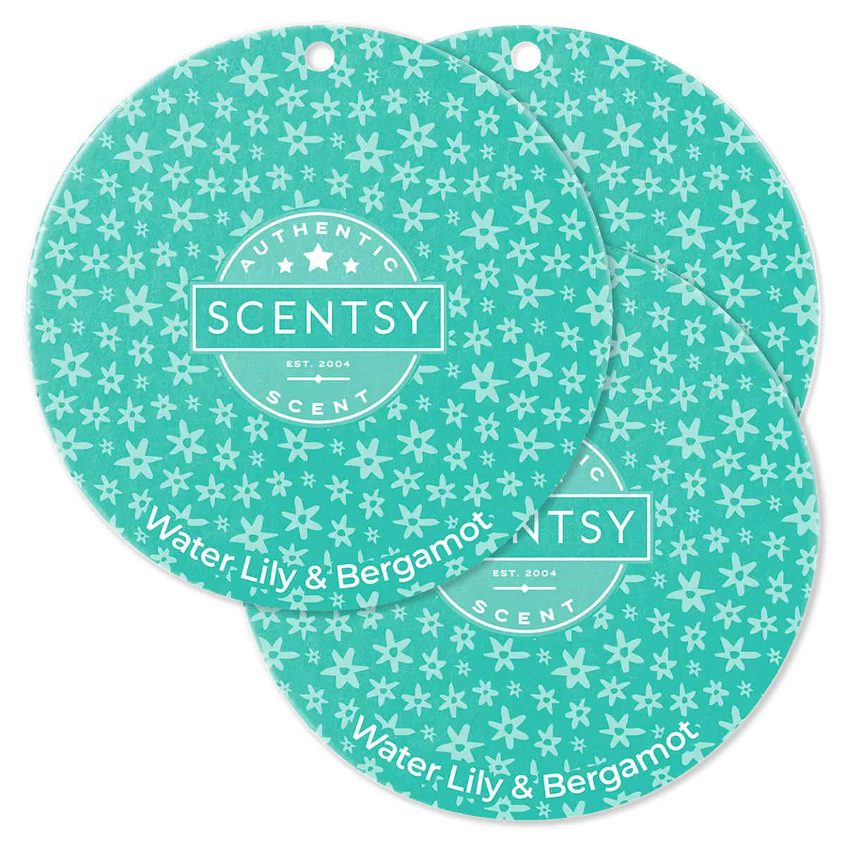 Water Lily & Bergamot Scentsy Scent Circle 3 Pack