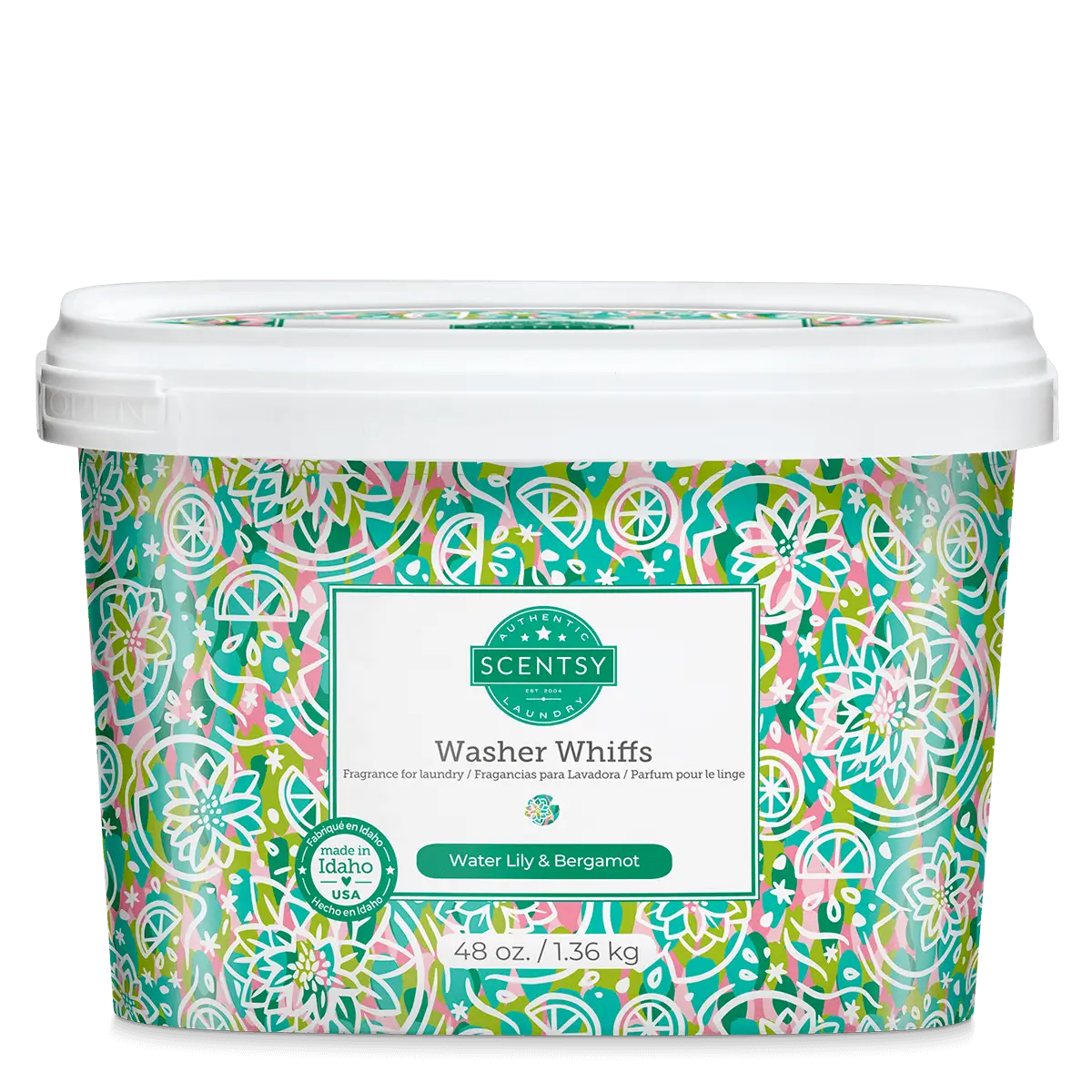 Water Lily & Bergamot Scentsy Washer Whiffs Tub