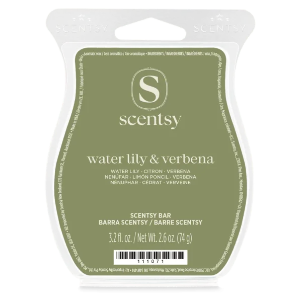 Water Lily &Amp; Verbena Scentsy Bar (1) Water Lily & Verbena Scentsy Wax Bar - Garden Collection