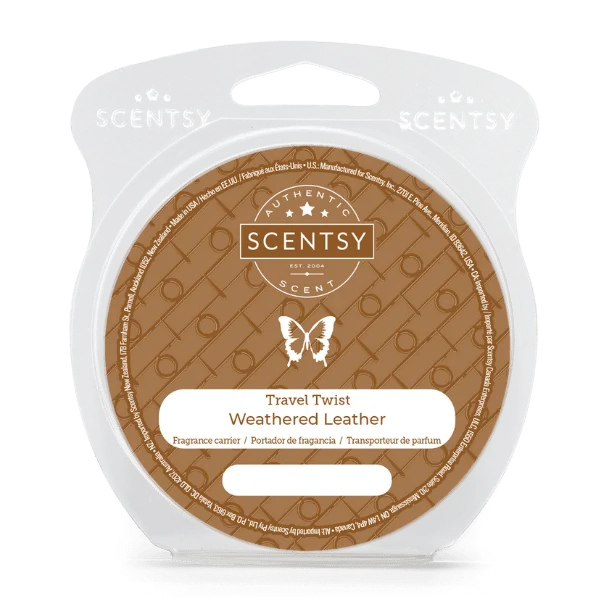 Weathered Leather Scentsy Travel Twist