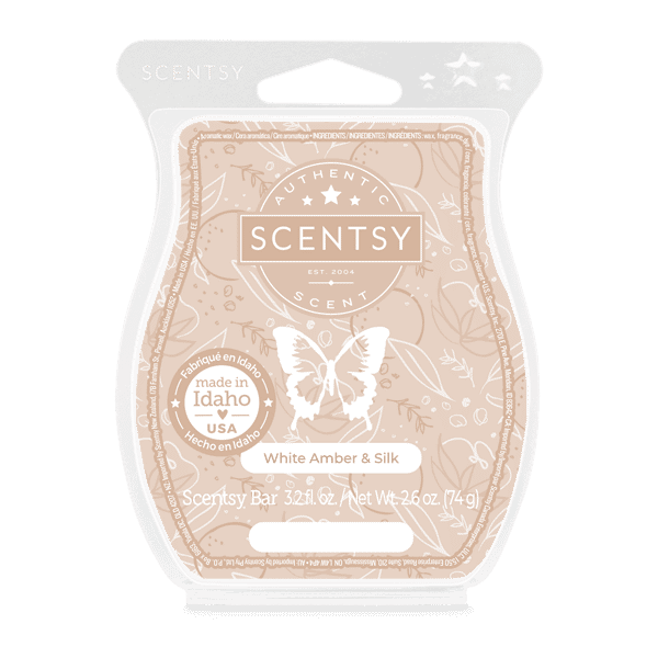 White Amber Silk Scentsy Bar