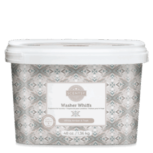 White Amber & Teak Scentsy Washer Whiffs Tub | Scentsy Club