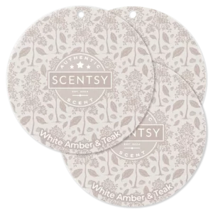 White Amber & Teak Scentsy Scent Circle