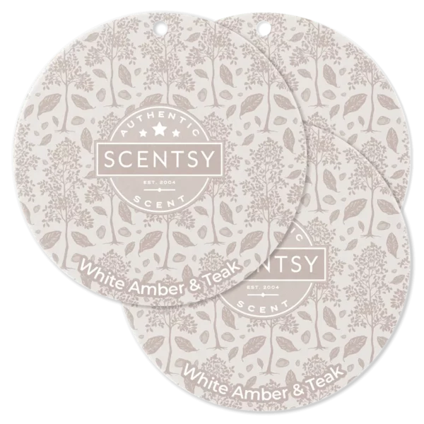 White Amber & Teak Scentsy Scent Circle