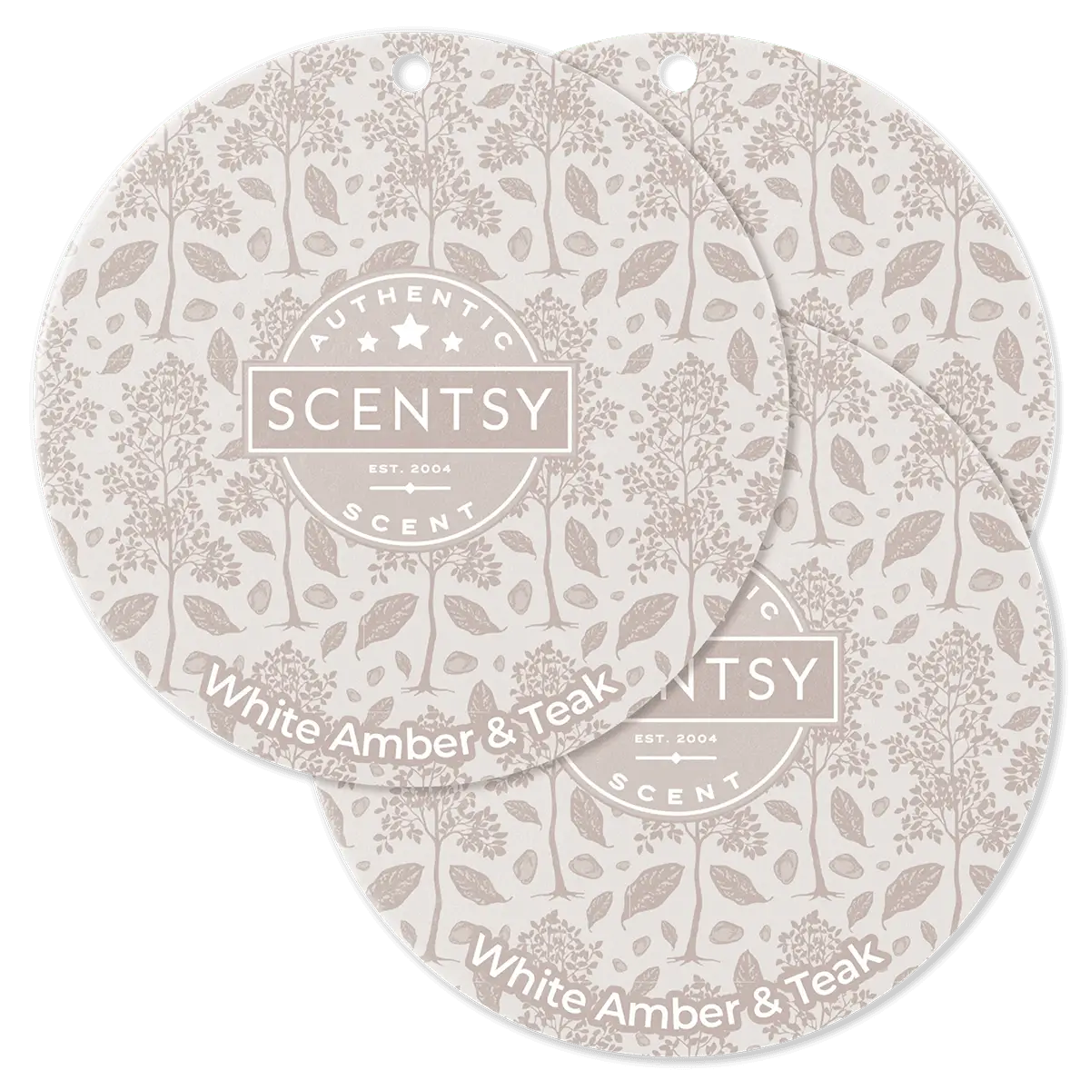 White Amber & Teak Scentsy Scent Circle