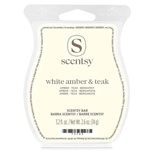 White Amber Teak Scentsy Bar White Amber & Teak Scentsy Bar