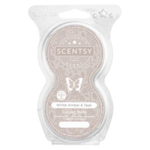 White Amber Teak Scentsy Pods