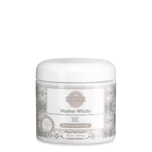 White Amber & Teak Scentsy Washer Whiffs 16oz.