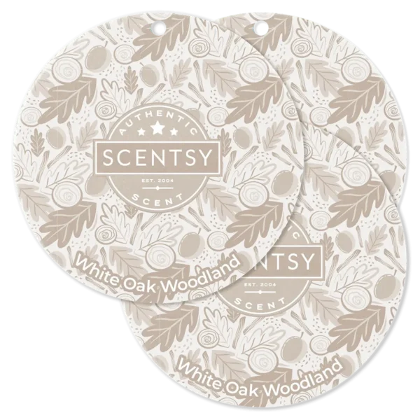 White Oak Woodland Scentsy Scent Circle 3 Pack
