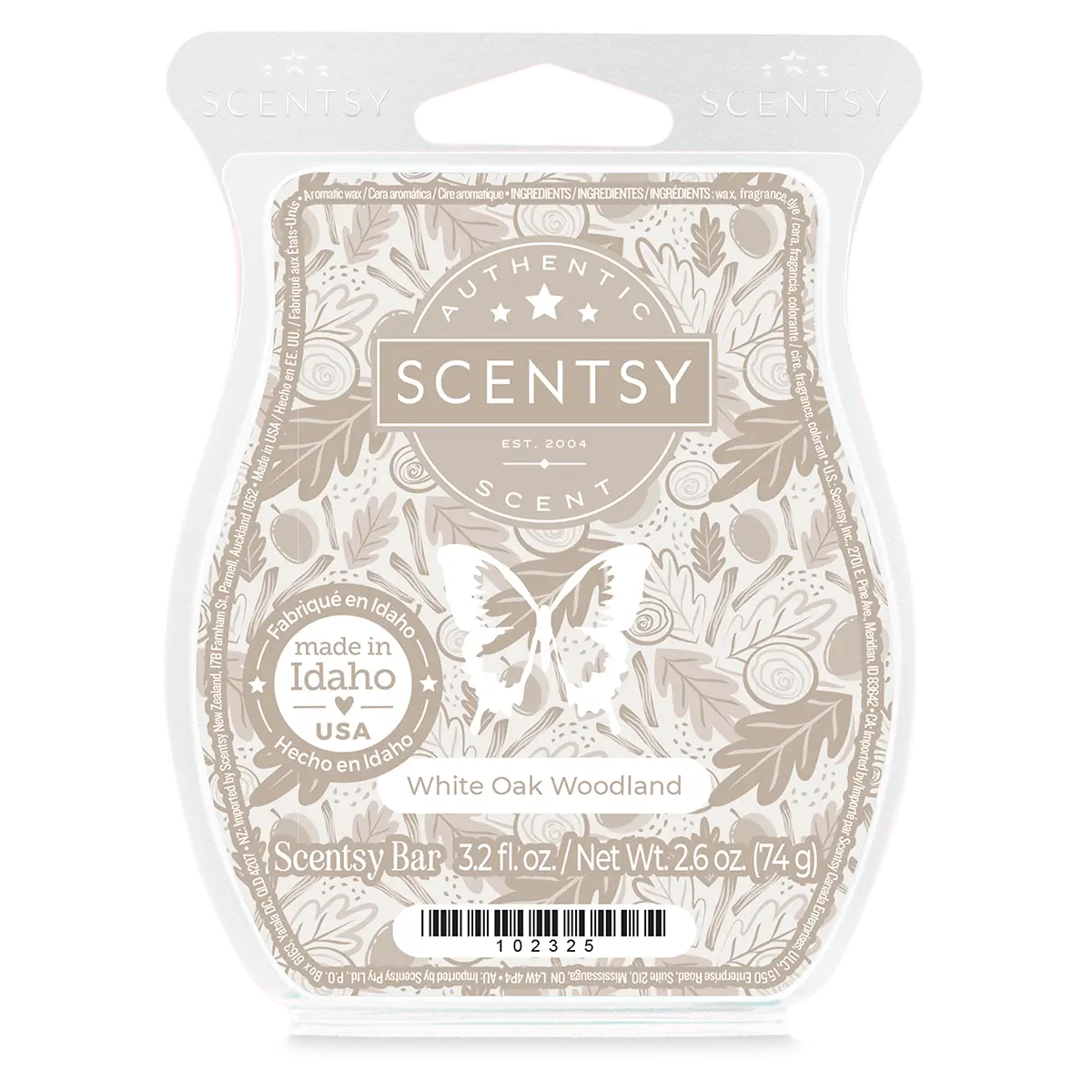 White Oak Woodland Scentsy Wax Bar
