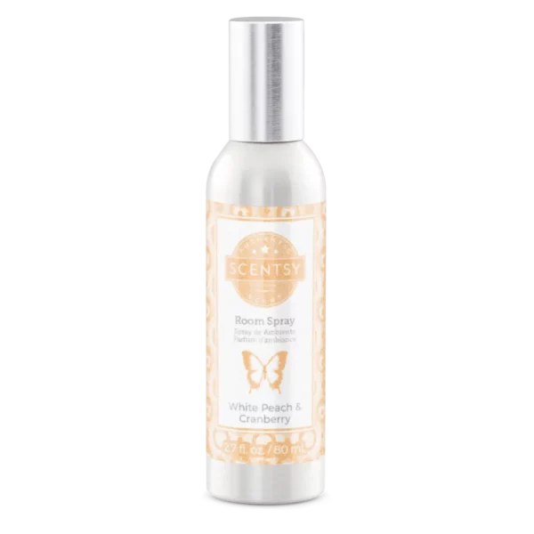 White Peach & Cranberry Scentsy Room Spray