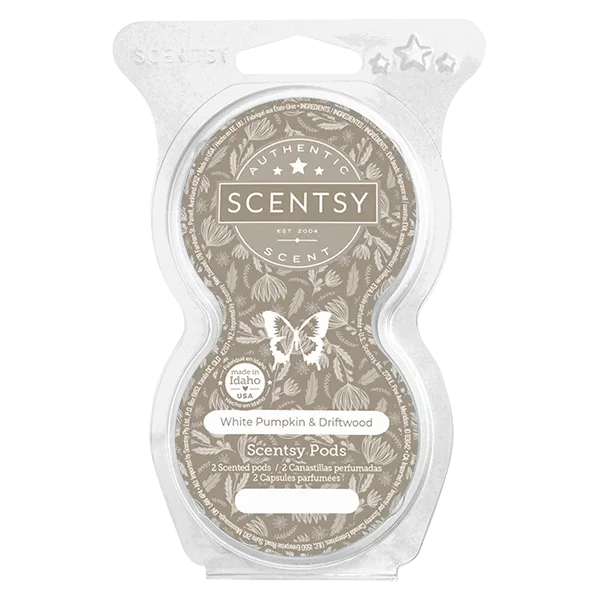 White Pumpkin & Driftwood Scentsy Pods