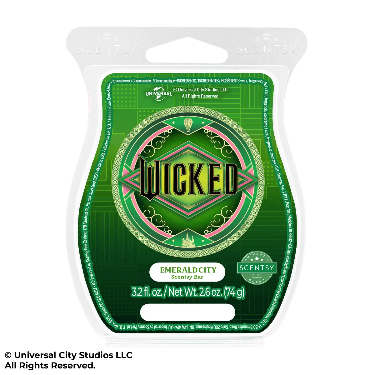Wicked Emerald City Scentsy Bar | Wicked the Movie