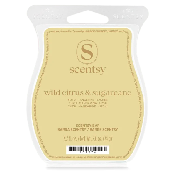 Wild Citrus & Sugarcane Scentsy Wax Bar