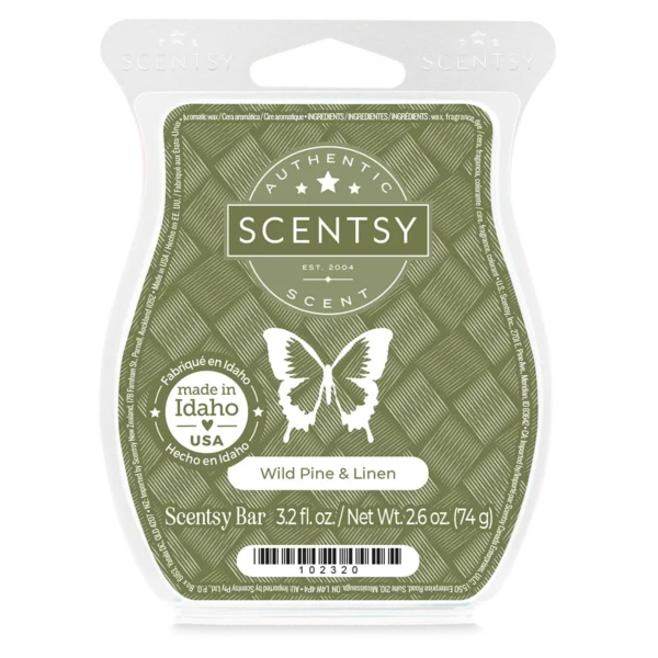 Wild Pine & Linen Scentsy Wax Bar
