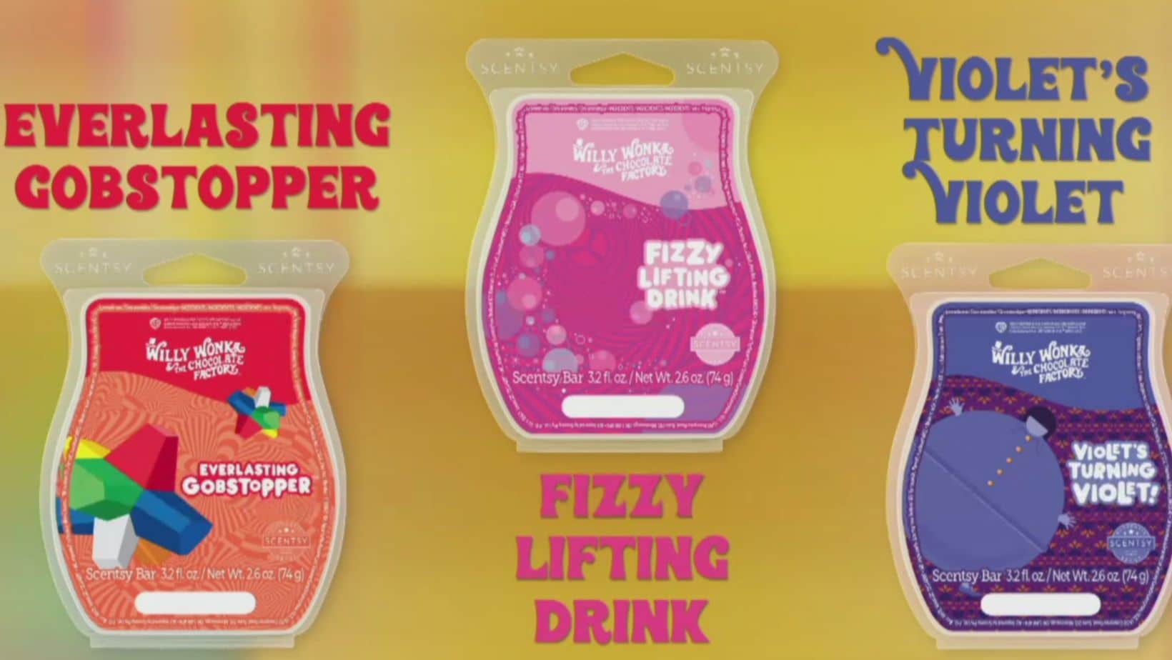 Willy Wonka Scentsy Wax Collection | November 2023