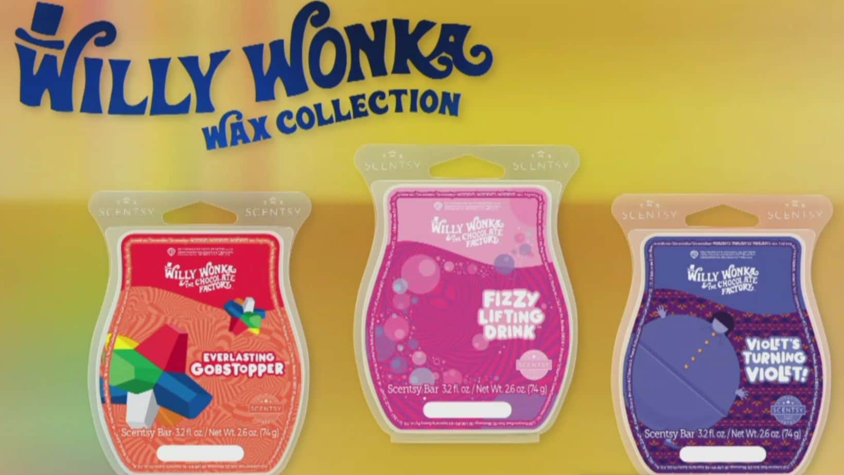 Willy Wonka Scentsy Wax Collection | November 2023