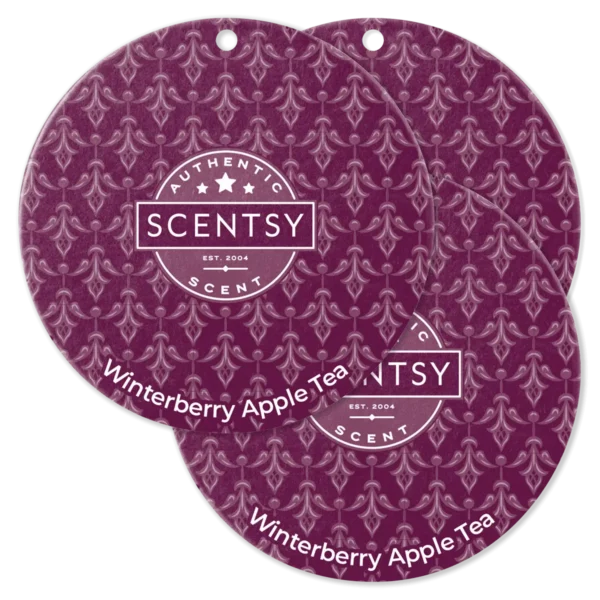 Winterberry Apple Tea Scentsy Scent Circle 3 Pack Bundle