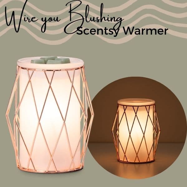 Wire you Blushing Scentsy Warmer 1