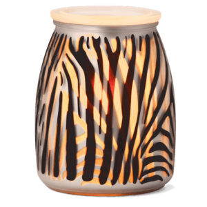 Zebra Safari Scentsy Warmer Glow