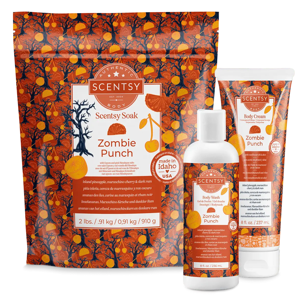 Zombie Punch Scentsy Body Care Bundle