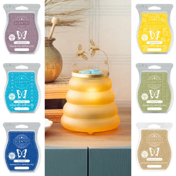 Beehive Scentsy Warmer & Wax Bundle