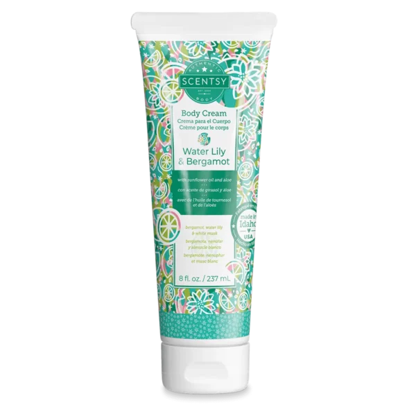 Water Lily & Bergamot Scentsy Body Cream