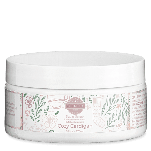 Cozy Cardigan Scentsy Sugar Scrub Incandescent.Scentsy.us