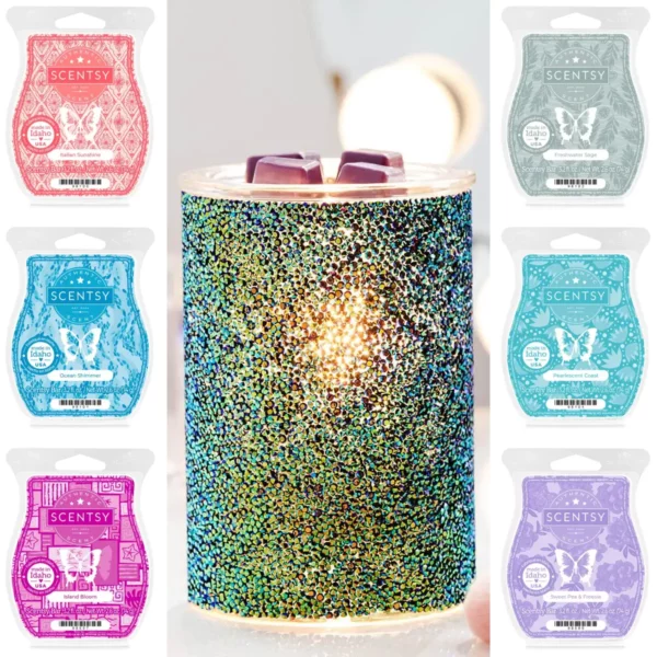 Bright like a Diamond Scentsy Warmer & Wax Bundle