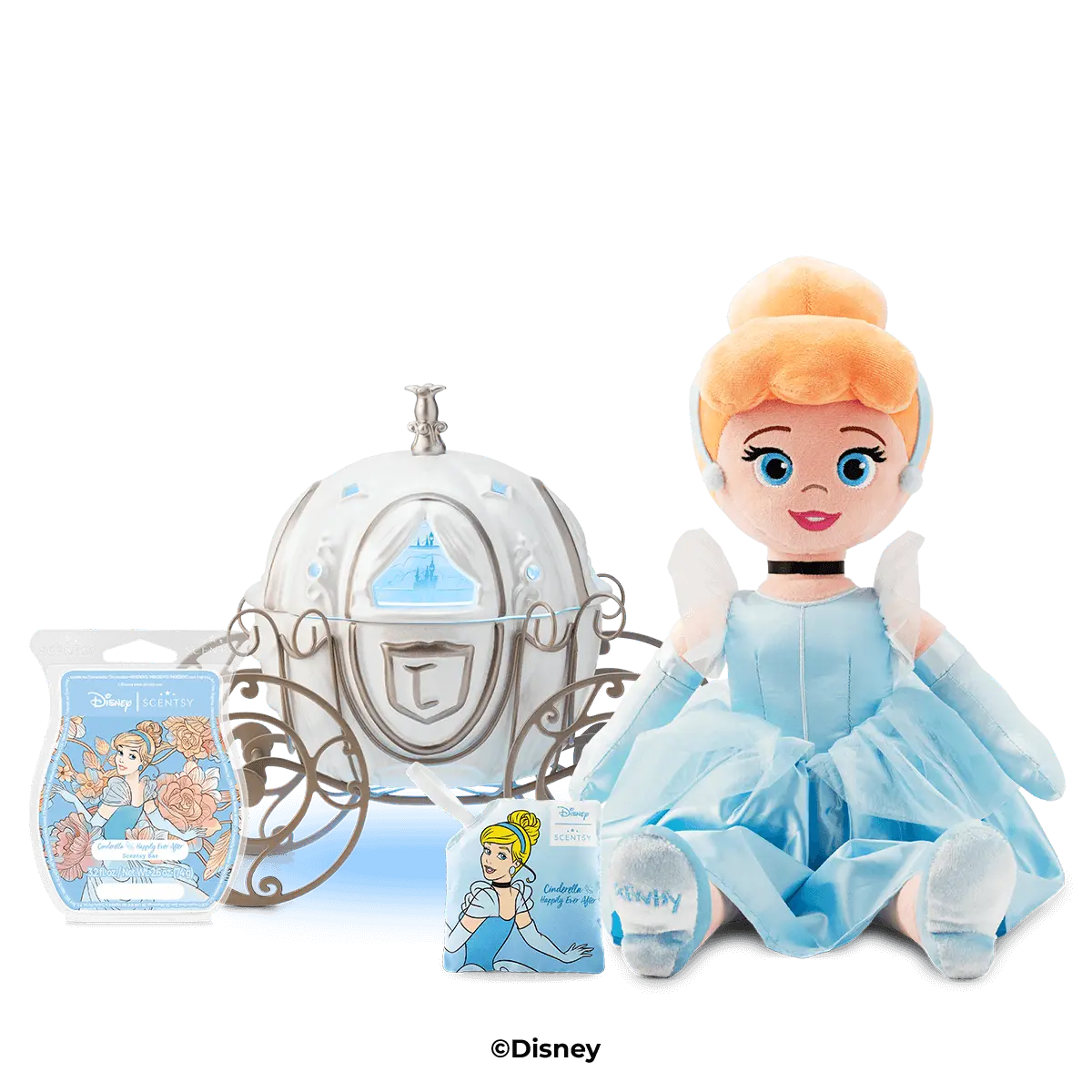 All in One Scentsy Cinderella Warmer & Buddy Bundle