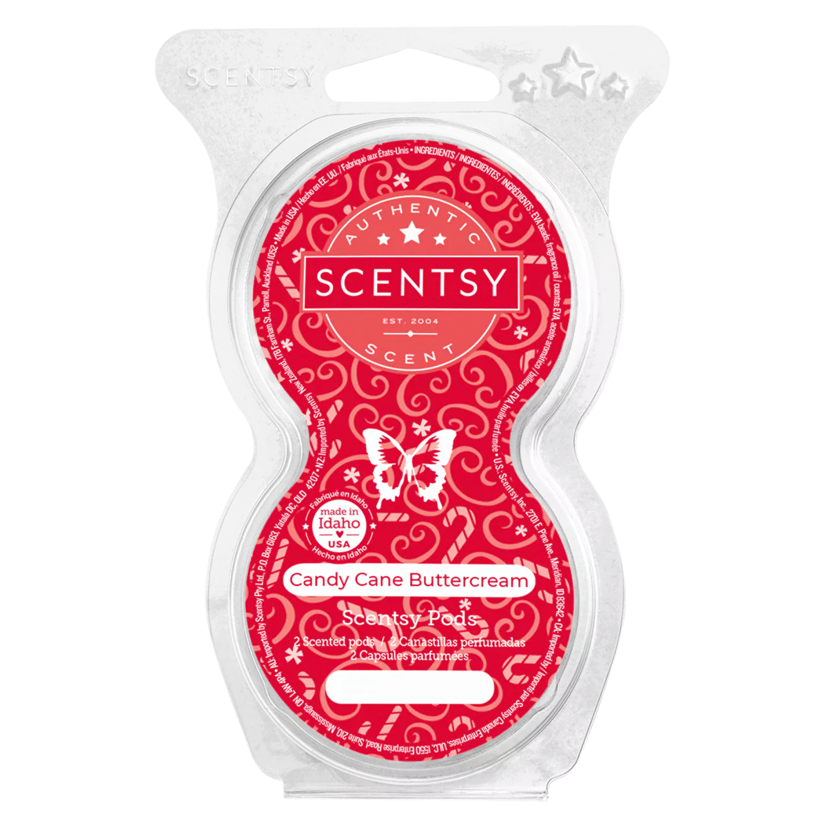Candy Cane Buttercream Scentsy Pods Fall 2024 Catalog
