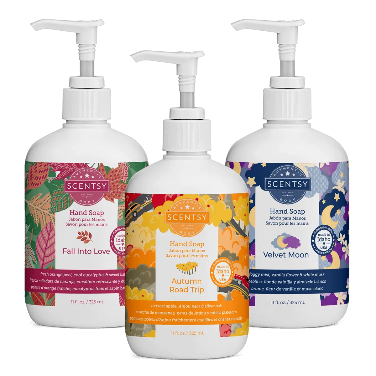 2023 Harvest Scentsy Hand Soap Bundle Incandescent.Scentsy.us