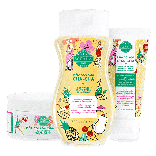 PINA COLADA CHA CHA SCENTSY SPA BUNDLE MOTHERS DAY