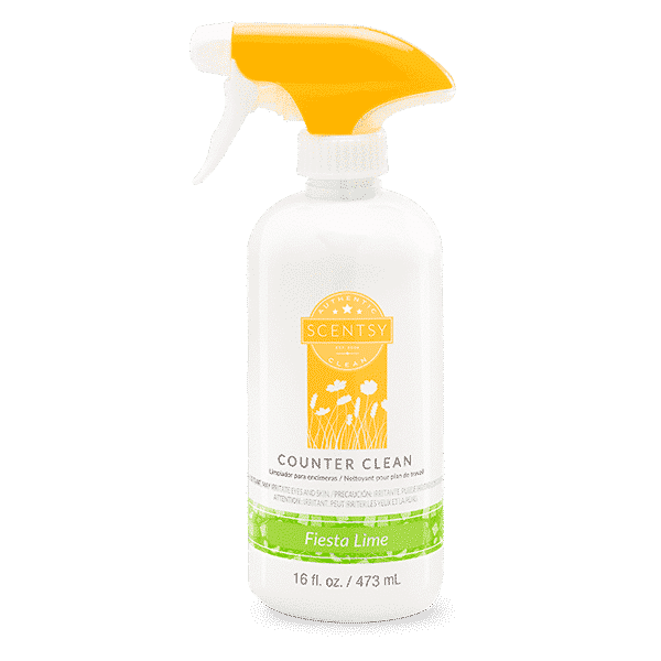 FIESTA LIME SCENTSY COUNTER CLEAN