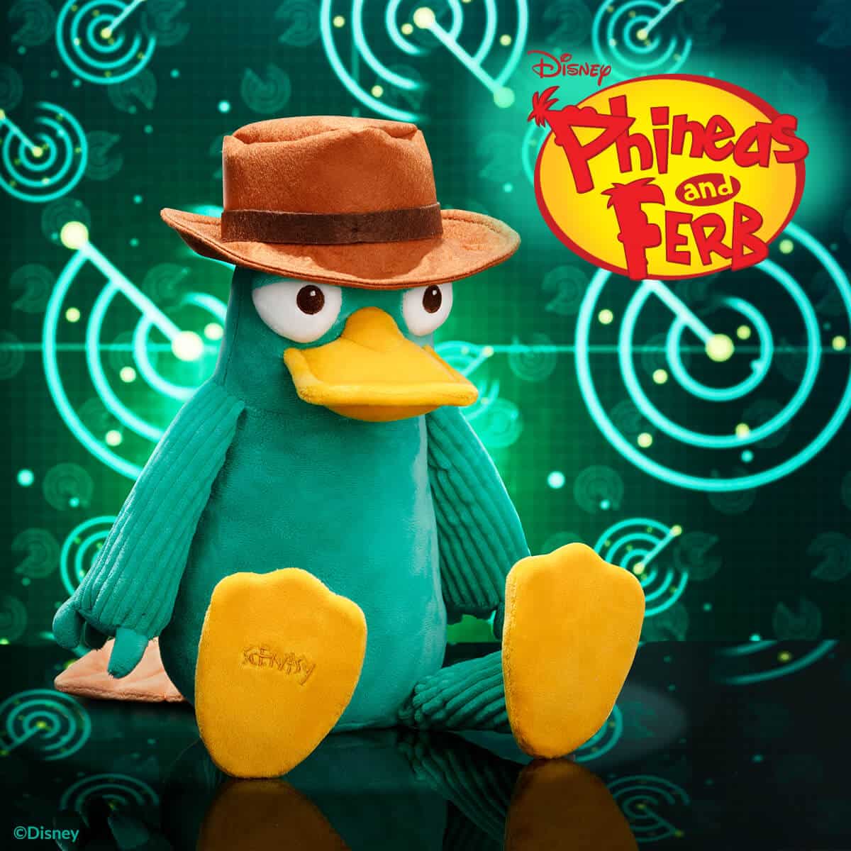 PHINEAS & FERB - PERRY THE PLATYPUS SCENTSY BUDDY