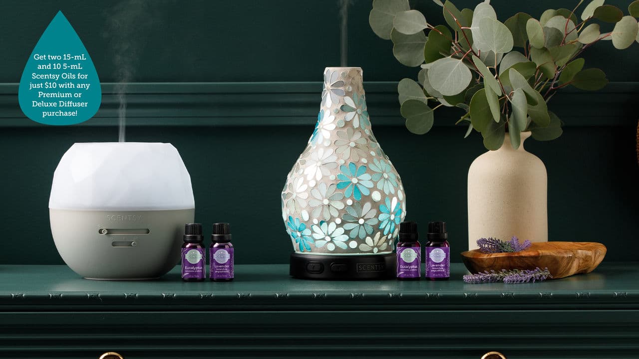 Scentsy Diffuser and oil bundles