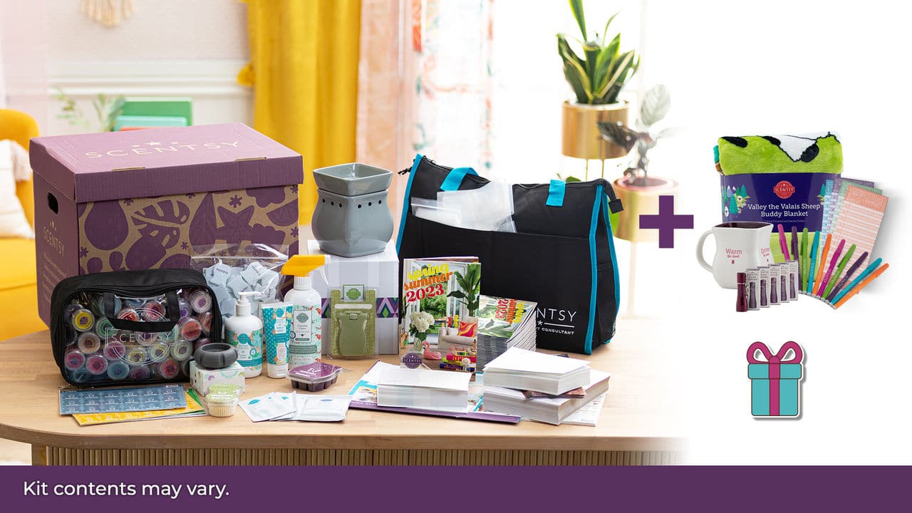 Join Scentsy in July - Starter Kit + Extra business supplies!