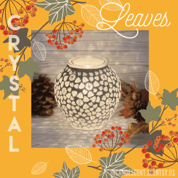 CRYSTAL LEAVES SCENTSY WARMER
