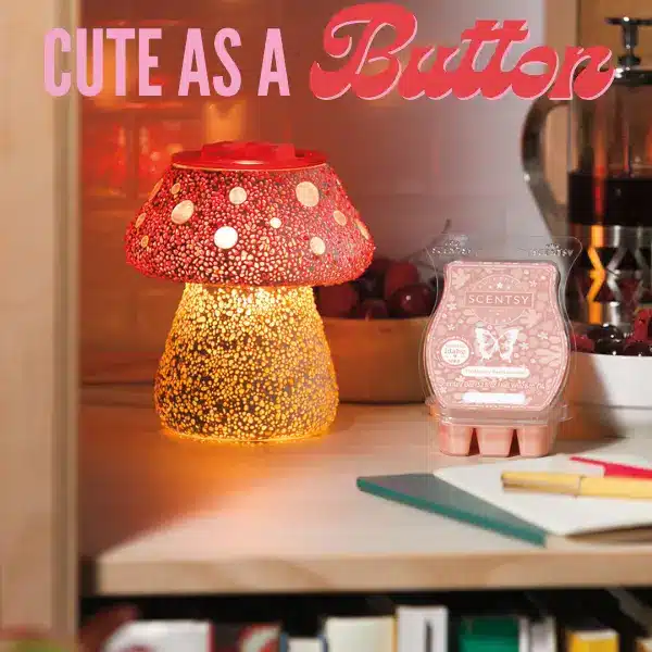 Cute as a Button Mushroom Scentsy Warmer