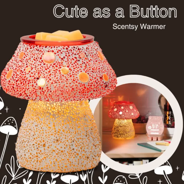 Cute as a Button Mushroom Scentsy Warmer