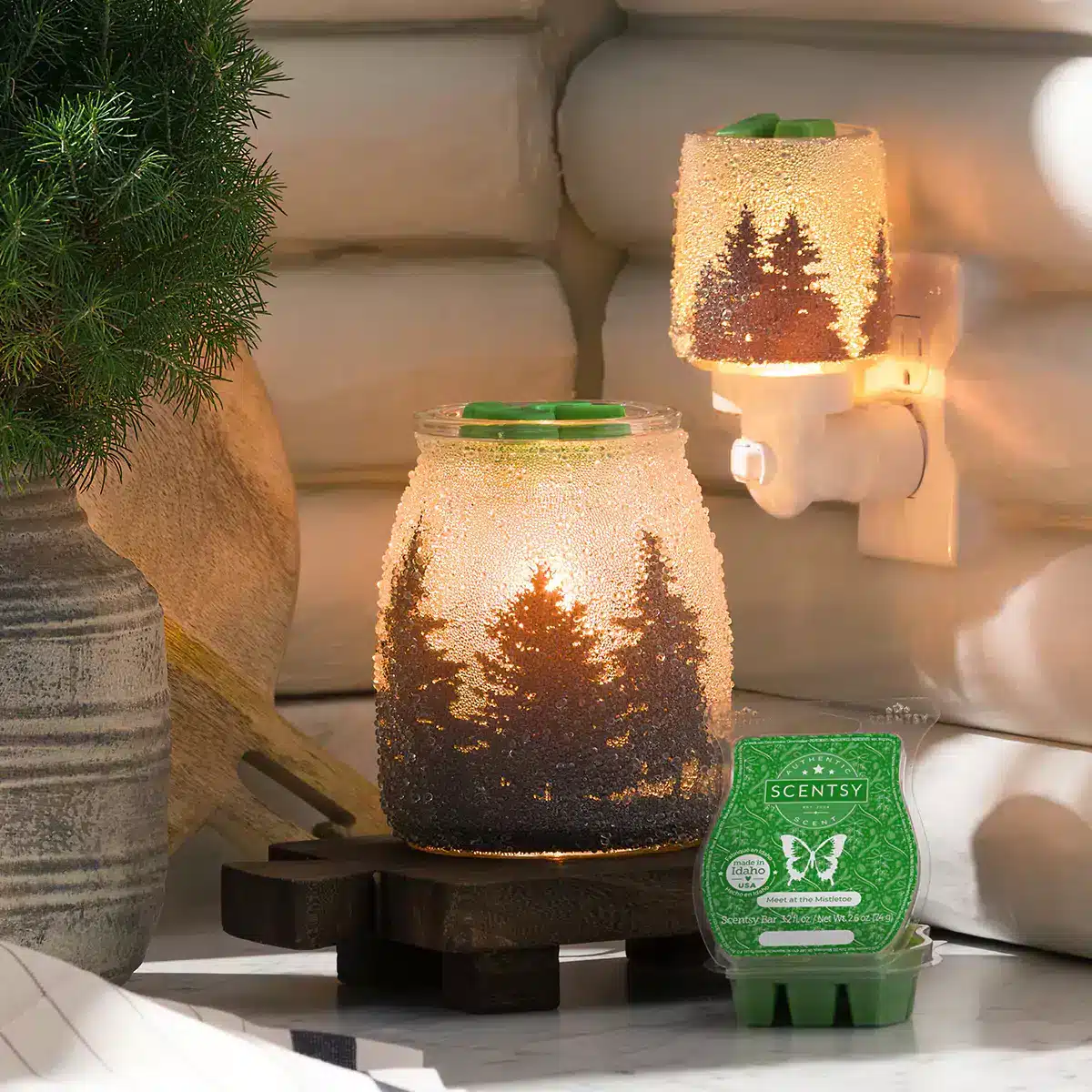 Scentsy December 2023 Warmers & Scent of the Month | Frosted Night & Meet at the Mistletoe