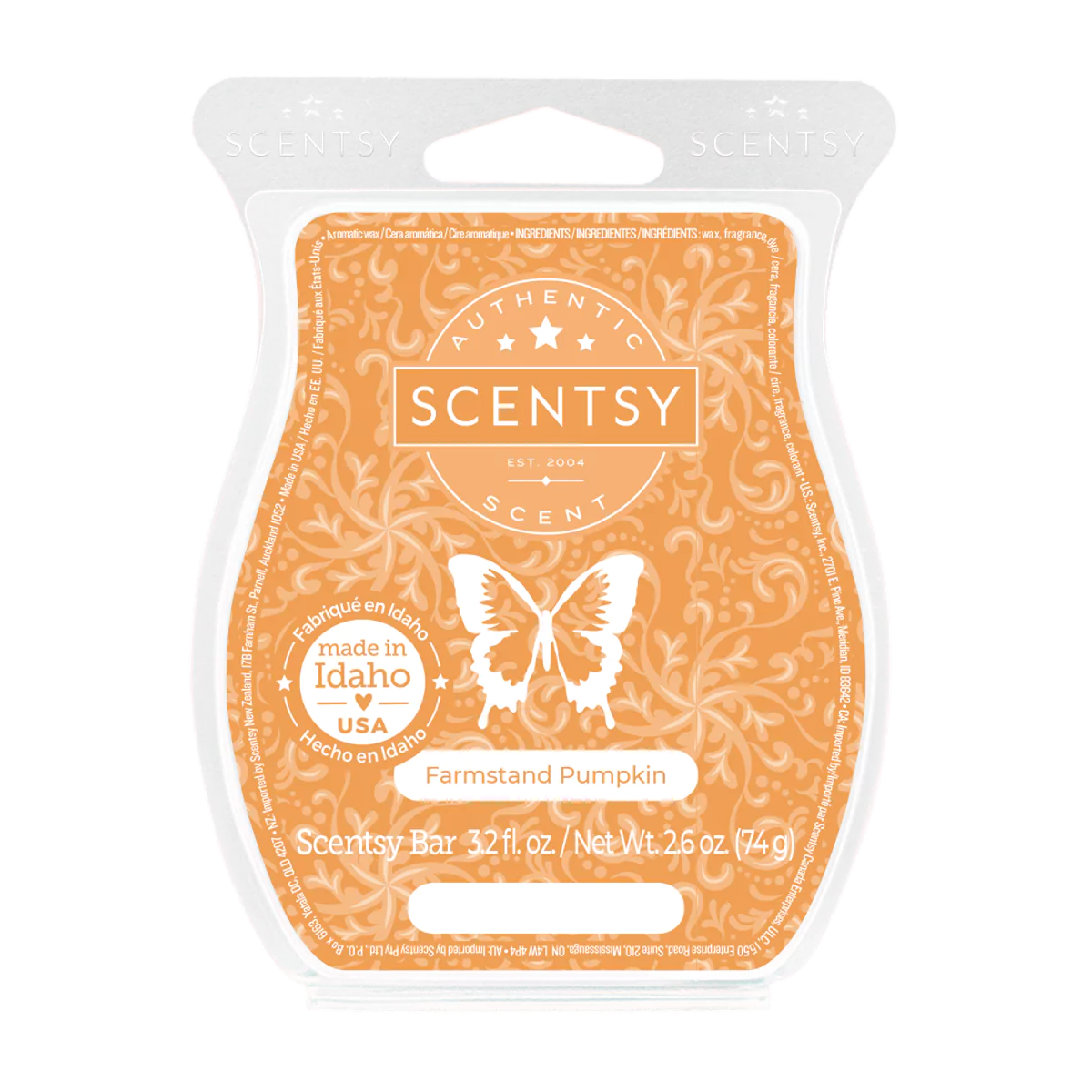 Farmstand Pumpkin Scentsy Bar